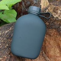 Bouilloire en aluminium étanche de 1 L, bouteille d'eau en métal pour le camping et la survie 2026