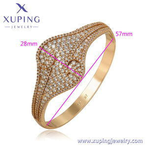 A00363376 Xuping joyería cinturón forma grueso brazaletes pulsera joyería mujer moda india brazaletes - Product Image 2