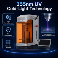Máquina de Marcado Láser UV de 5W para Grabado Fino en Vidrio, Cristal y Plástico, y Productos Personalizados