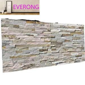 Revestimiento <span class=keywords><strong>de</strong></span> Pared <span class=keywords><strong>de</strong></span> <span class=keywords><strong>Piedra</strong></span> <span class=keywords><strong>de</strong></span> Pizarra para Fachada Exterior <span class=keywords><strong>en</strong></span> Beige y Blanco Moderno, Acabado Natural, para Hoteles, Villas y Exteriores - Product Image 4