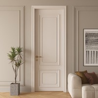 Porte intérieure en bois blanc minimaliste de haute qualité TECHTOP, épaisseur 40 mm, isolation phonique, chambre à coucher, salon, appartement, villa