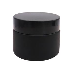 Tarro de Vidrio UV Negro Esmerilado de 5ml 10g para Crema Cosmética, Envase Vacío Recargable para Muestras, Tarro de Maquillaje de Viaje - Product Image 5