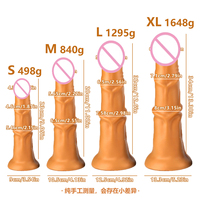 YAQU Dildo Realista Irregular, Juguete Sexual de Pene Gigante para Mujeres
