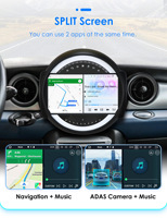 Untuk BMW Mini Cooper 2011-2013 Radio Stereo Mobil GPS Wifi Android 14 Pemutar Dashboard Nirkabel Kompatibel dengan Auto Carplay