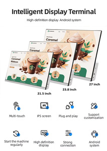 Écran tactile numérique Android 21,5 23,8 27 pouces en forme de L pour PC de bureau, tablette, affichage dynamique, menu électronique, moniteur Smart TV - Product Image 2