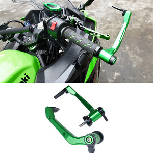 Protection de levier de frein et d'embrayage en aluminium <span class=keywords><strong>pour</strong></span> Kawasaki Ninja 400, compatible avec le modèle Ninja 400, dispositif de protection des mains <span class=keywords><strong>pour</strong></span> <span class=keywords><strong>moto</strong></span> - Product Image 1
