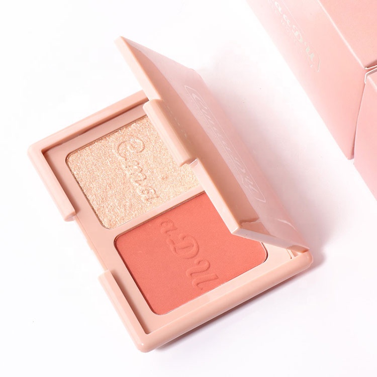 Палитра натуральных блестящих прессованных теней, натуральный пигмент для глаз, матовая Мерцающая косметика, водостойкие румяна, фирменная торговая марка