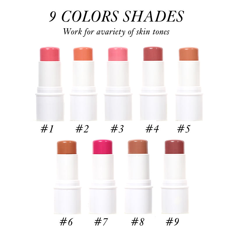 9 color Blush Stick