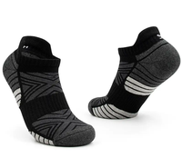 Chaussettes de compression pour hommes et femmes, coupe basse, respirantes et à séchage rapide, avec impression numérique, idéales pour la course et le sport en automne