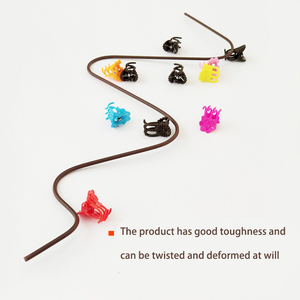 P10 marrone piccole piante rampicanti medie vite singolo stelo piante orchidee clip per il supporto delle piante - Product Image 2
