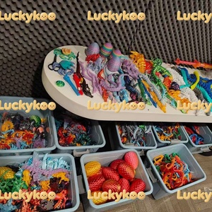 Trứng rồng in 3D Luckykoo mới với con rồng bên trong, quà bất ngờ Lễ Phục Sinh, đồ chơi động vật in 3D, đồ chơi giảm căng thẳng cho trẻ em - Product Image 4