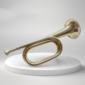 Trompeta Instrumento musical Bugle <span class=keywords><strong>Tuba</strong></span> Band Trompeta Bugle para montaje de carga Señal de avance Trompeta de paso <span class=keywords><strong>grande</strong></span> - Product Image 1