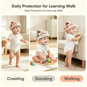 Chapeau de protection pour bébé OEM, chapeau de protection pour la tête du bébé, casque de protection souple pour la tête du bébé, coussin de protection pour la tête des tout-petits pour les bébés apprenant à marcher - Product Image 5