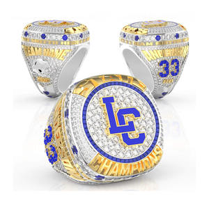 Personnalisé 2025 dernier sport Champion anneau à la mode en alliage de Zinc anneaux pour basket-ball Football Baseball Softball Rugby - Product Image 1