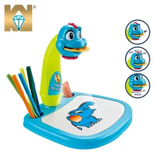 KUNYANG creative educational study desk drawing painting writing board children kids play projection drawing table