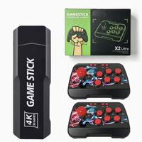 Manette de jeu d'arcade Mooden 2410-K6, console de jeu TV 4K, 5001-10000 jeux classiques, sans fil 2,4 GHz, carte TF 64 Go, prise en charge multilingue