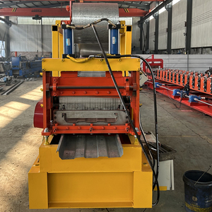 Automatische Farbstahl-Selbstverschluss-Ständerad-Dachblech-Rollformmaschine - Product Image 2