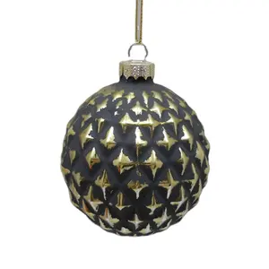 Atacado bolas bonito decoração-Baoying fabricante de natal, artesanal, bonito, árvore, ornamentos, francês, família, vidro, bola de vidro, decoração para casa