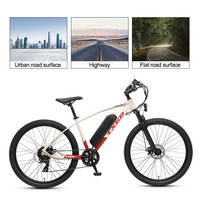 Vélo de montagne électrique TXED avec cadre en alliage d'aluminium durable, moteur arrière 36V 250W 7 vitesses, batterie au lithium 13Ah, vélo électrique