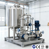 Tanque de Almacenamiento de Agua Mineral de Acero Inoxidable 316L de Grado Alimenticio Sanitario con CIP para Plantas de Embotellado de Agua y Producción de Bebidas