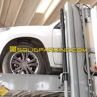 Pont élévateur de stationnement à deux colonnes 2,3 à 3,2 tonnes, élévateur de voiture en acier galvanisé, équipement de stationnement vertical pour garage