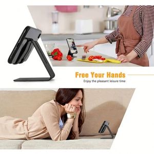 Aluminium Mobile <b>Phone</b> Holder Stand for <b>Phone</b> 16 Pro Max Desk Tablet Holder Universal <b>Table</b> Cell <b>Phone</b> Stand - Product Image 6