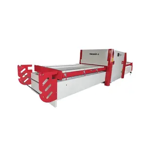 Automatic PVC Vacuum Press Membrane Wood Laminating Machine membrane hot press machine 2sets 3000*1300mm tables