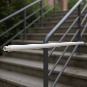 Tubo Recto con Doble Conector de 900 mm para Barandillas de Seguridad y Pasamanos - Product Image 3