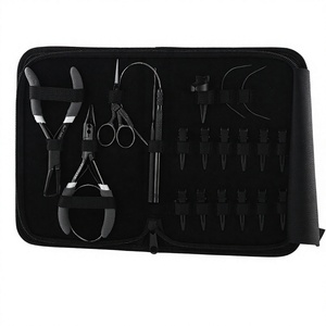 Best Sell Hair Extension Tools Microbeads Remover Plier Hair Styling <b>clips</b> Stainless Steel loop <b>hook</b> scissors & parting finger - Product Image 1