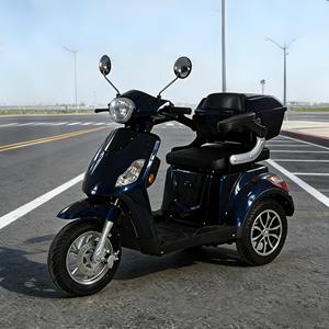 Triciclo de 3 Ruedas con Pedales, Motor sin Escobillas en el Buje Trasero, 3 Velocidades, Batería de Plomo-Ácido de 48V 960WH, Cuadro de Acero al Carbono para Adultos/Ancianos - Product Image 1