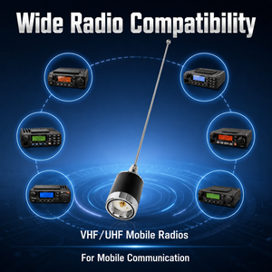 <span class=keywords><strong>Antena</strong></span> Móvil de Banda Dual VHF <span class=keywords><strong>UHF</strong></span> NMO 144 430MHz 100W de Alta Ganancia <span class=keywords><strong>para</strong></span> Radio de Coche - Product Image 6