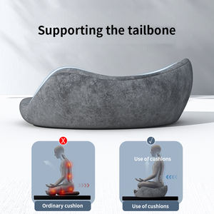 Bantal meditasi perhatian ergonomis, kursi latihan pola bulat dengan pengisi busa memori - Product Image 3