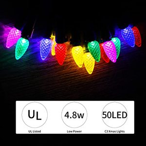 หลอดไฟ LED คริสต์มาส 24V สีขาวอบอุ่น กันน้ำ IP65 ไฟประดับตกแต่งคริสต์มาสแบบเปลี่ยนสีได้ RGBW สำหรับสวนเชิงพาณิชย์ - Product Image 5