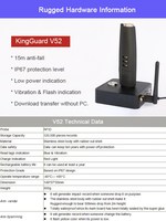 Système de patrouille Guard Tour V52 sans fil RFID 125KHz, baguette de patrouille, transmetteur WiFi, synchronisation cloud automatique, stockage de 120 000 enregistrements