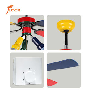 <span class=keywords><strong>Juber</strong></span> Venta Caliente 52 Pulgadas Ventilador de Techo Decorativo con Luz Led Vintage Ventiladores de Techo Lámparas Ventilador - Product Image 3