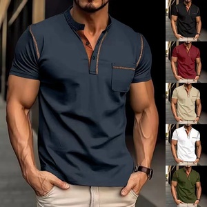 <span class=keywords><strong>Polo</strong></span> Uomo Business 2025 a Manica Corta Traspirante T-Shirt Estiva con Ricamo Sportivo Americano per Primavera e Autunno - Product Image 3