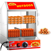 Chauffe-pain à hot-dogs automatique commercial, processeur alimentaire efficace pour les restaurants, les hôtels, les magasins d'alimentation - Machine à grignoter en parfait état