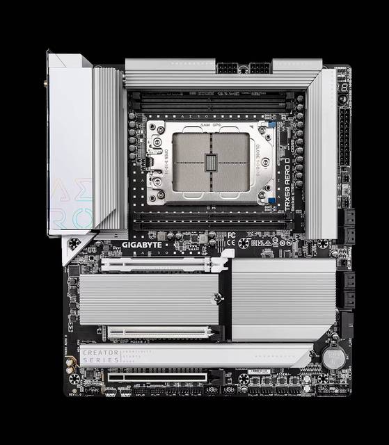 New TRX50 AERO D E-ATX HEDT Motherboard AMD STR5 Threadripper PRO 7000/9000 WX 16+8+4 VRM 4xDDR5 Quad Channel PCIe5.0 X16