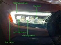 Projecteurs LED pour voitures, lampes de ramassage pour camions, trois projecteurs LED, pour Ranger Everest T7 T8