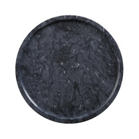 Offre Spéciale assiettes à manger en marbre de pierre naturelle ensembles de chargeur de vaisselle pour la décoration intérieure