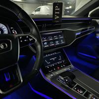 Éclairage d'ambiance Cardoo OEM pour écran de contrôle, compatible Audi A6 C8 2019+ et A7 C8 (version européenne à empattement court) – Amélioration de l'éclairage intérieur de voiture