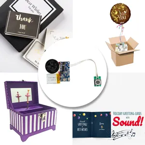 Mp3 Sound Module Factory Directly Press-button Control Activated MP3 Music IC PCB Sound Module USB Downloadable Sound Module For Greeting Cards