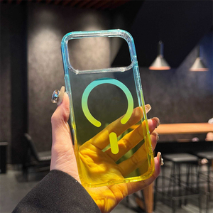 เคสโทรศัพท์กันกระแทกแบบไล่เฉดสี พิมพ์ลาย IMD รองรับการชาร์จไร้สายแบบแม่เหล็ก สำหรับ iPhone 17 AIR 18 Pro Max 16 15 14 13 12 - Product Image 2