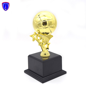 Trofeo de metal dorado con forma de bola de estrella para eventos deportivos, trofeo conmemorativo de fútbol, 6,4 pulgadas, n. ° 19458 - Product Image 3