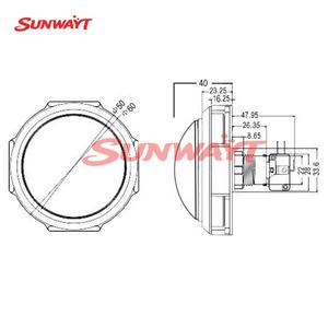Bouton poussoir lumineux à dôme de 60 mm pour machine de jeu d'arcade, à actionnement momentané - Product Image 6