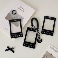 Porte-cartes K-pop pour étudiants, cartes de repas, cartes d'identité, MP3, porte-clés créatif, étui de rangement, support pour photocartes de collection pour fans
