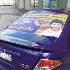 One Way Vision <strong>Window</strong> Advertising Sticker, See Through Film <strong>Car</strong> Rear <strong>Window</strong> Advertising Sign <strong>Decals</strong> - Product Image 5