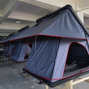 Tente de toit de voiture en alliage d'aluminium, type V trigonale, 3000 mm, imperméable, double couche, quatre saisons, ouverture automatique, une chambre - Product Image 4