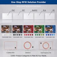 OEM Wholesale NFC Card 13.56MHz ISO 14443 Blank PVC Card Contactless Secure Smart Card for Access Control System