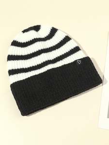 Gorro de Invierno Unisex para Adultos, Cálido, Jacquard, Personalizado, a Rayas, Grueso, con Puño, para Playa, Viajes, Negocios, con Patrón a Cuadros - Product Image 5